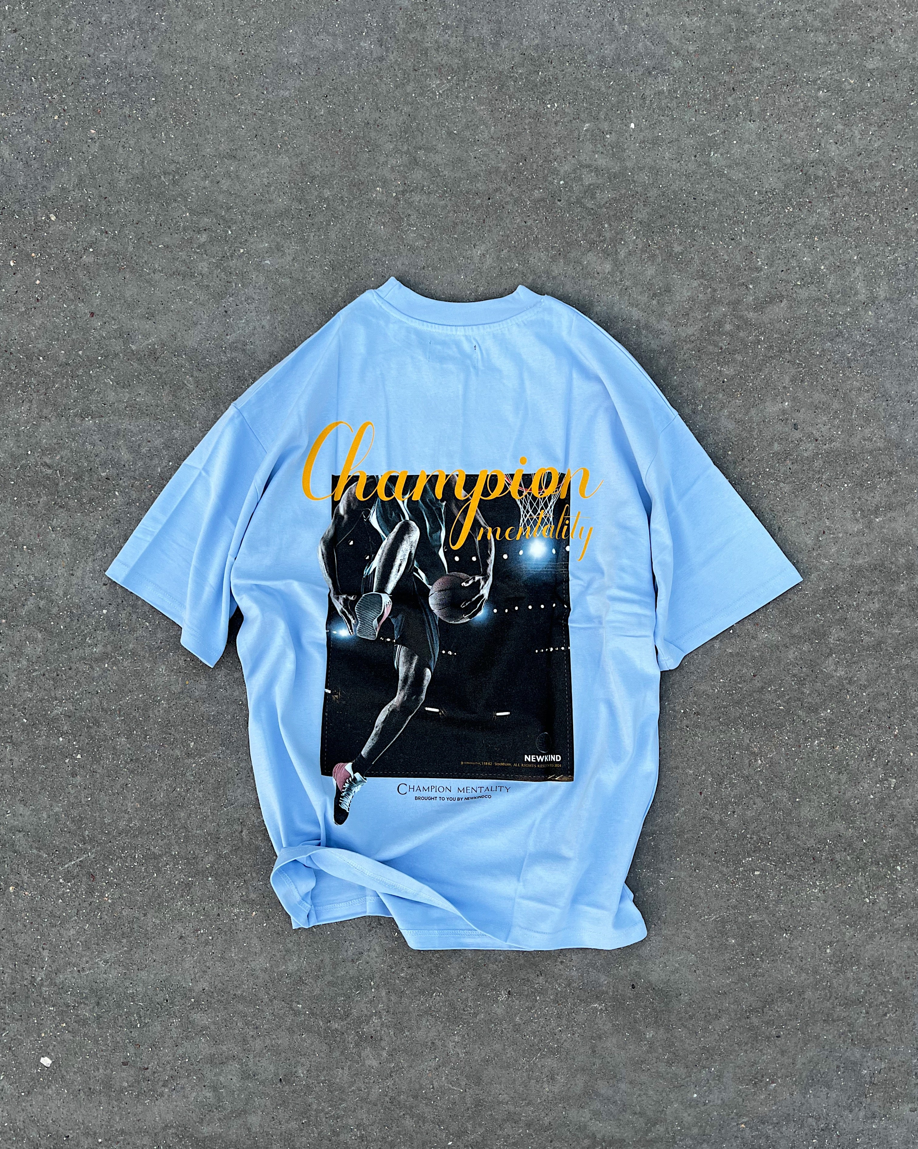 CHAMPION T-SHIRT - BABY BLUE