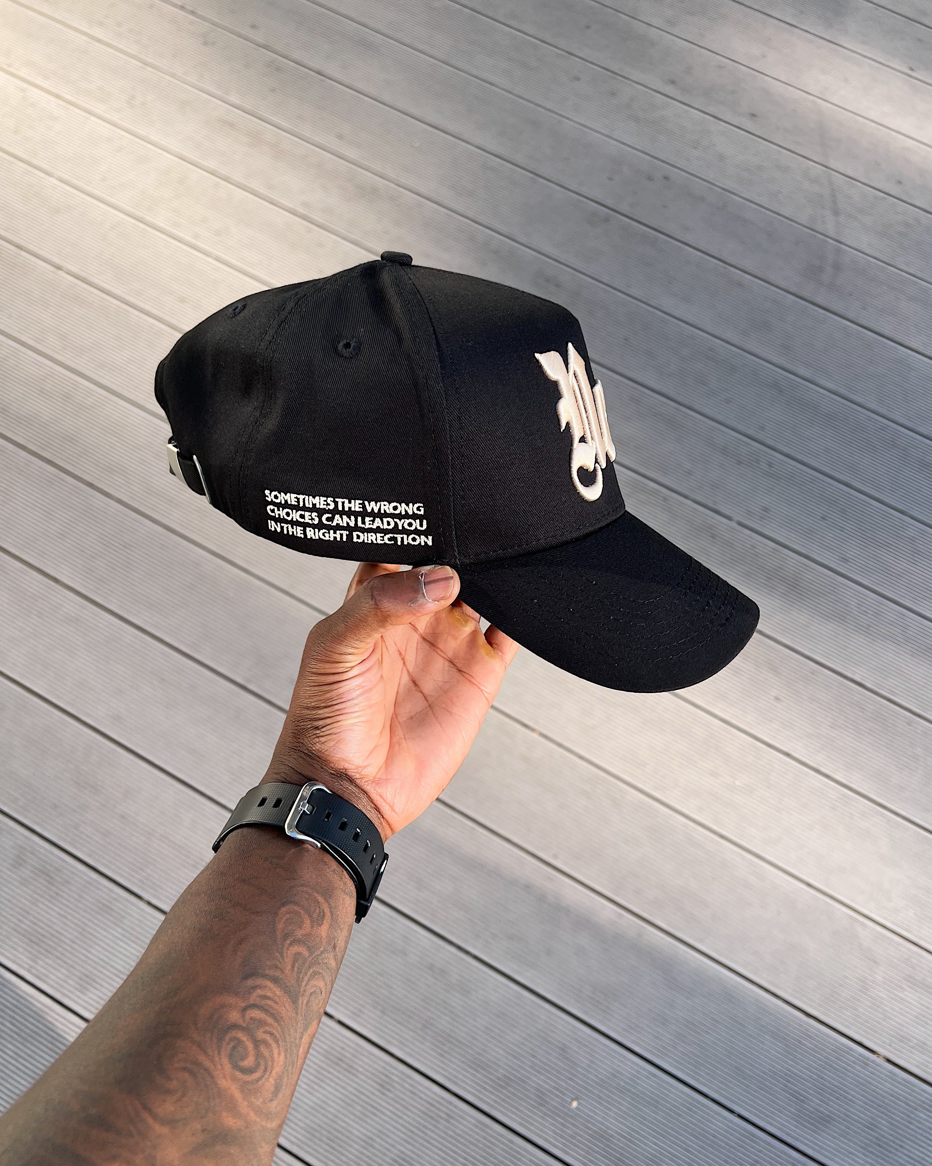 CHOICES BASEBALL CAP - BLACK