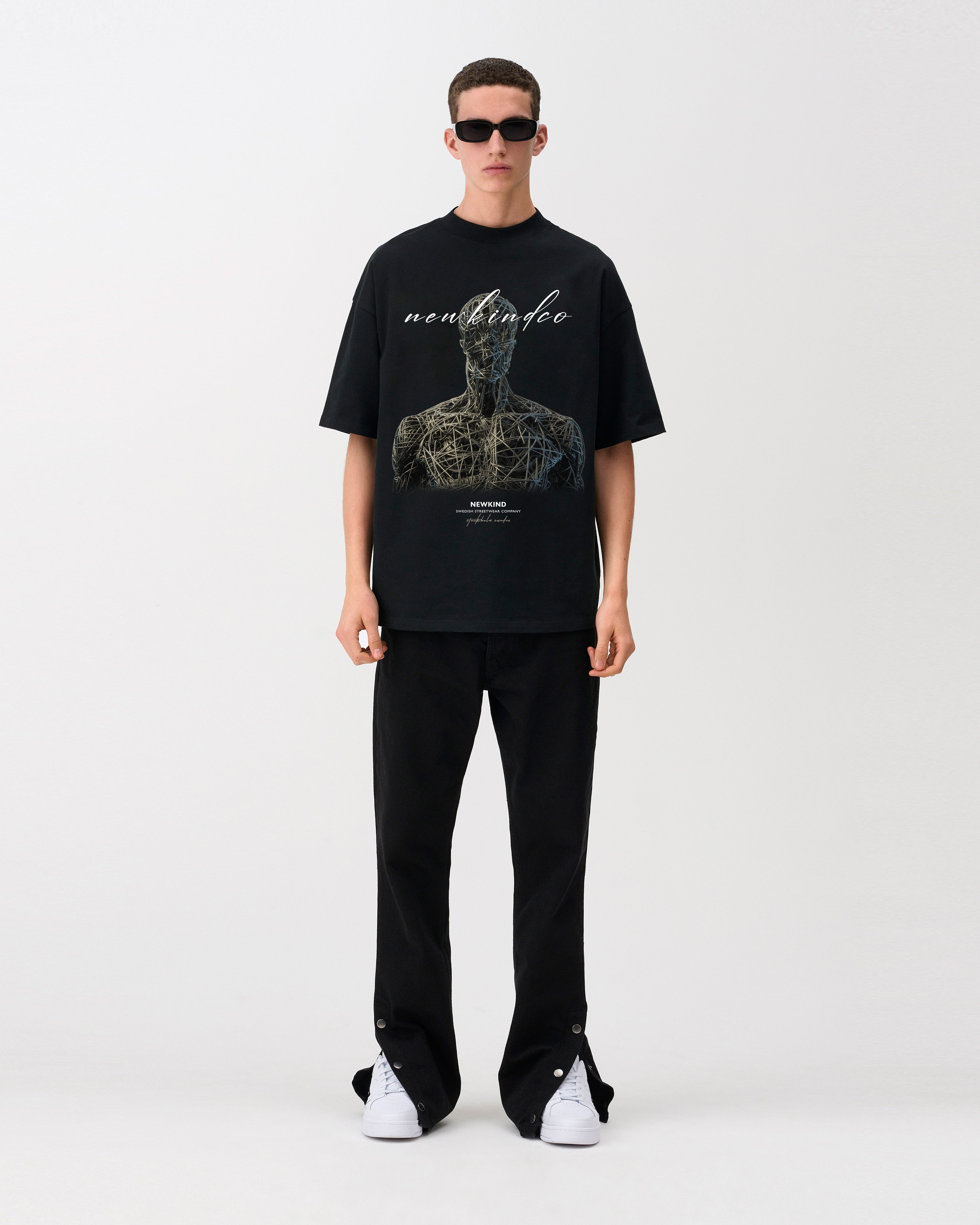 CYBORG T-SHIRT - BLACK