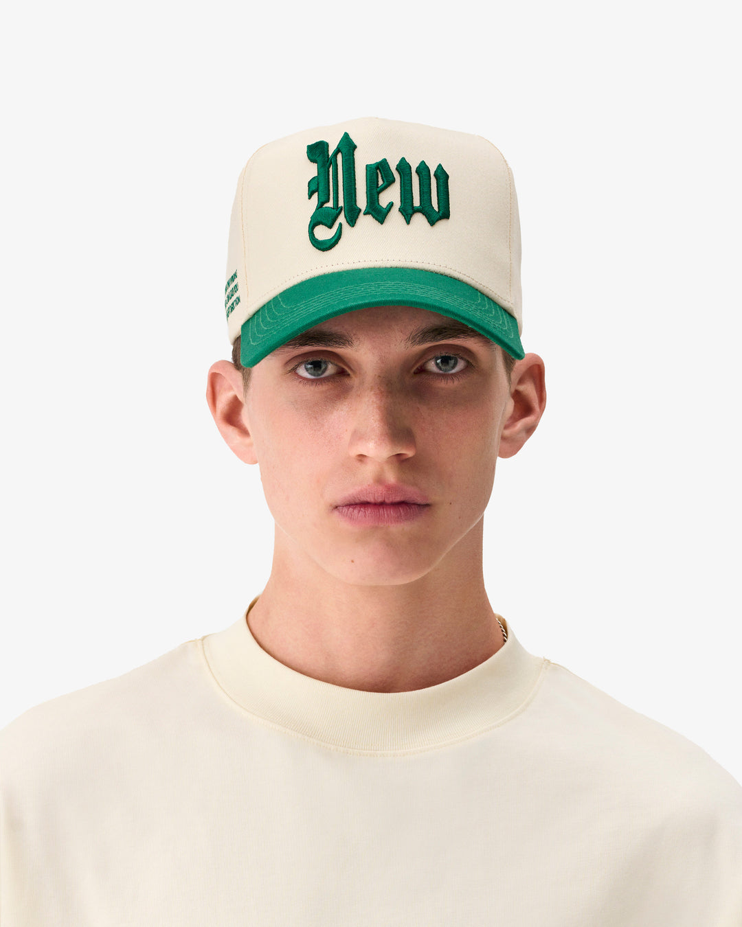 MEN'S BASEBALL CAP panel baseball cap, men's hat Forest green