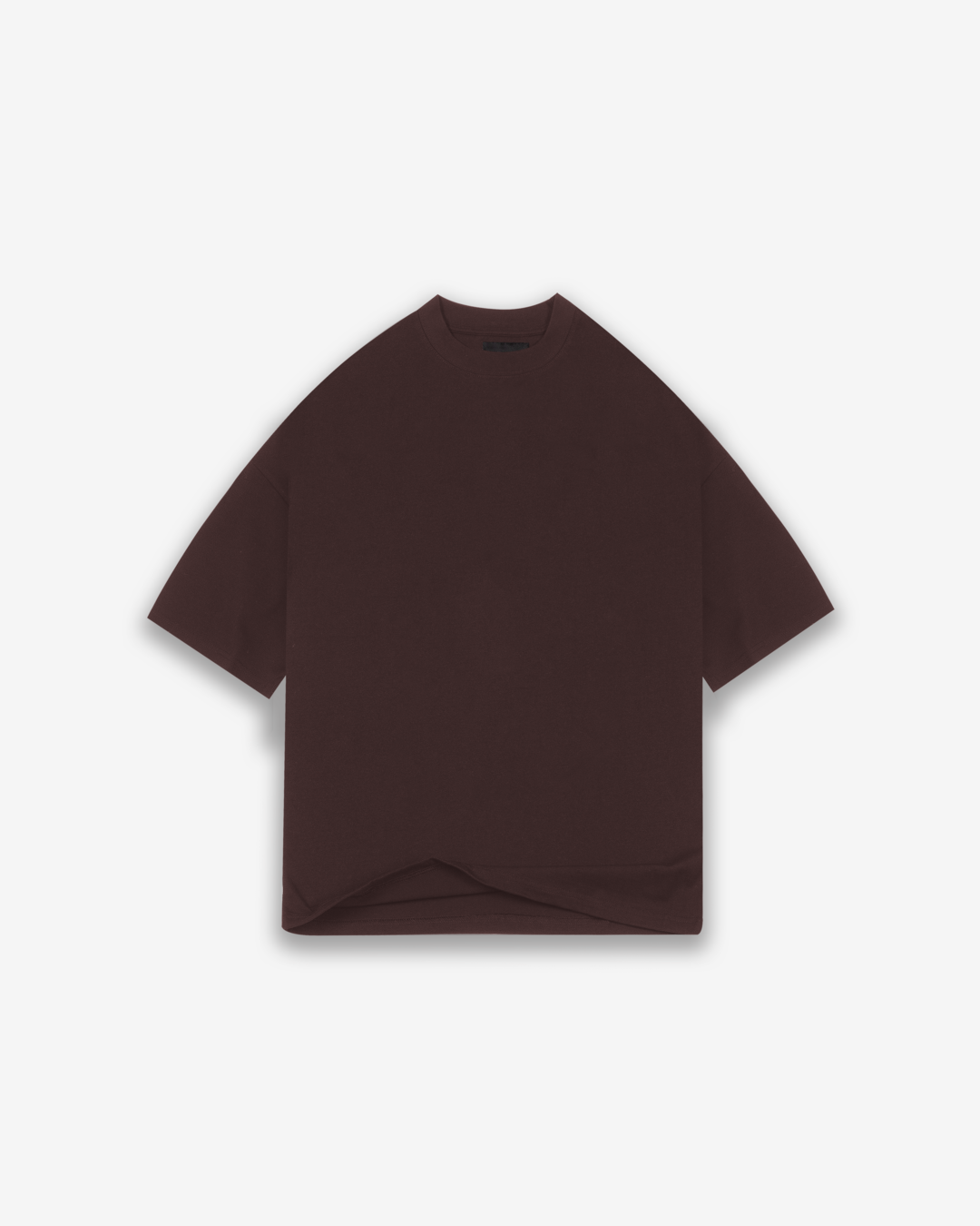 ESSENTIAL OVERSIZED T-SHIRT - BROWN