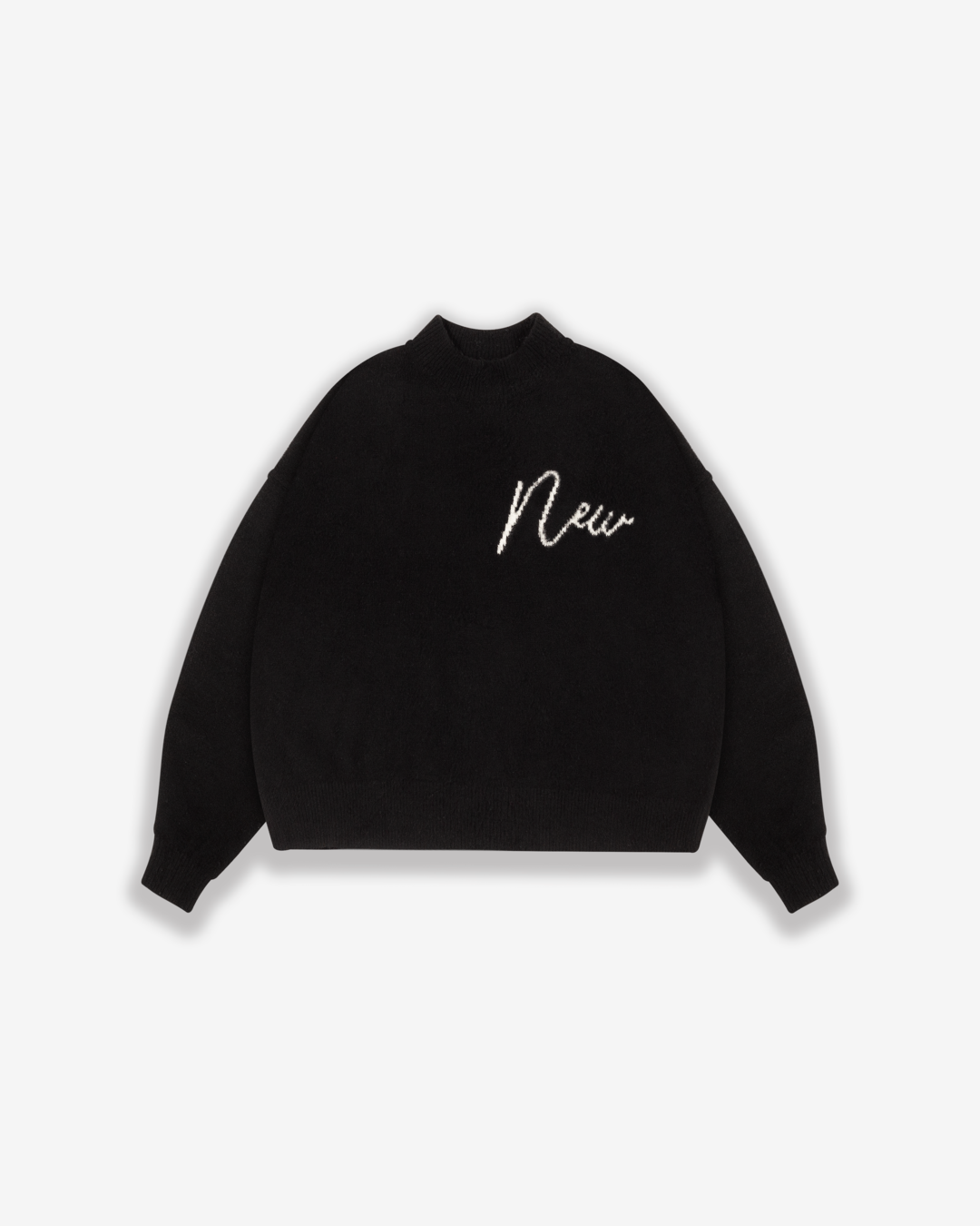 Comfy black sweater shop