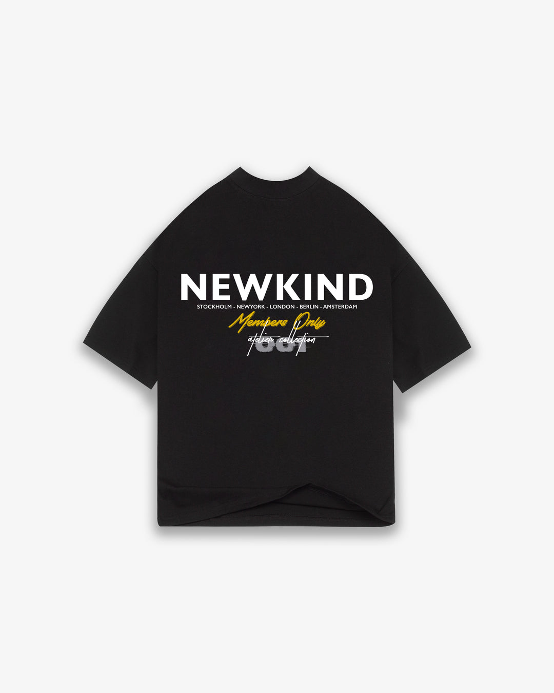 MEMBER'S ONLY T-SHIRT - BLACK