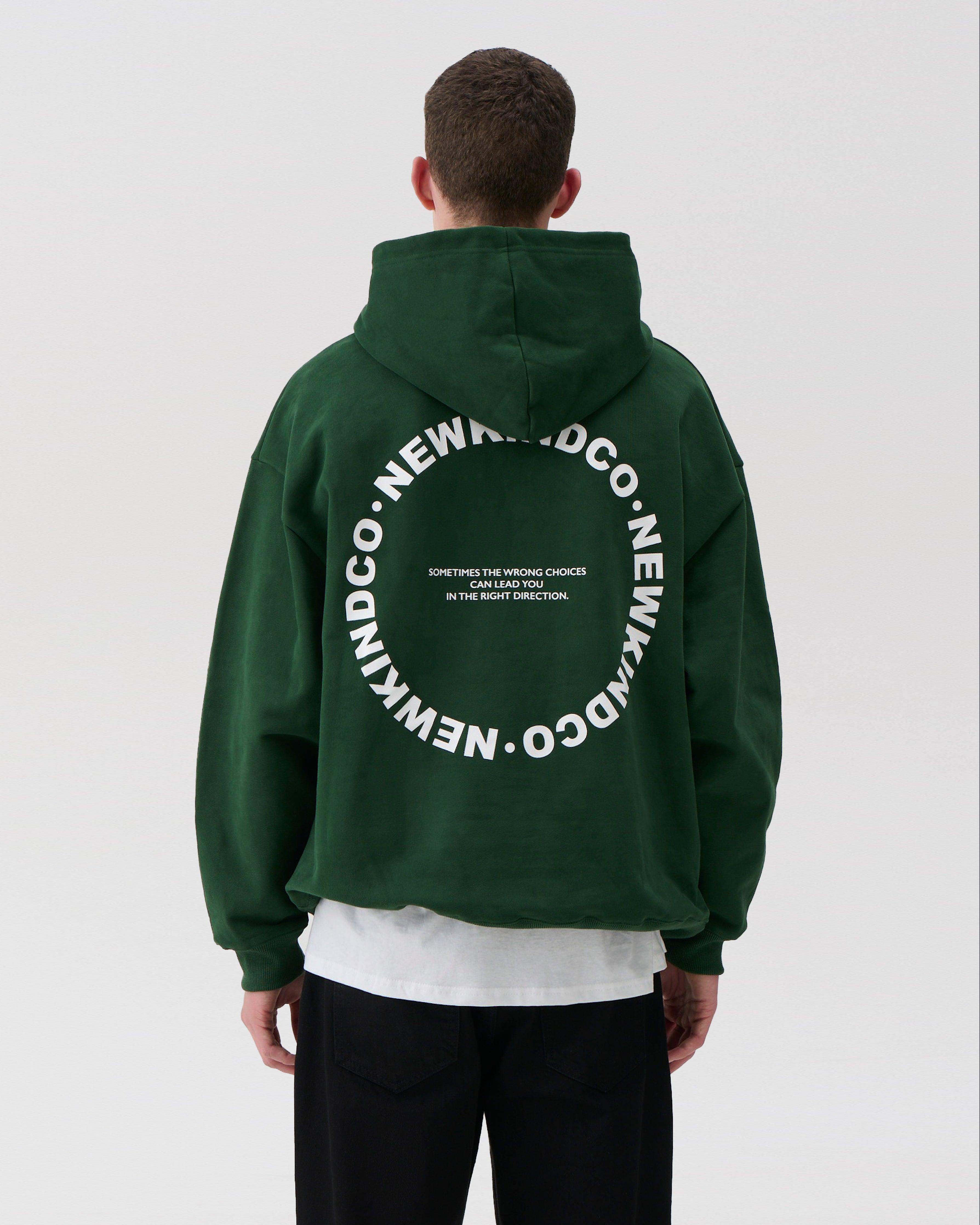NEWKIND / Forest green hoodie, green hoodie, essential hoodie, hoodie, hoodies, hoodie for men, men's hoodie, graphic hoodies