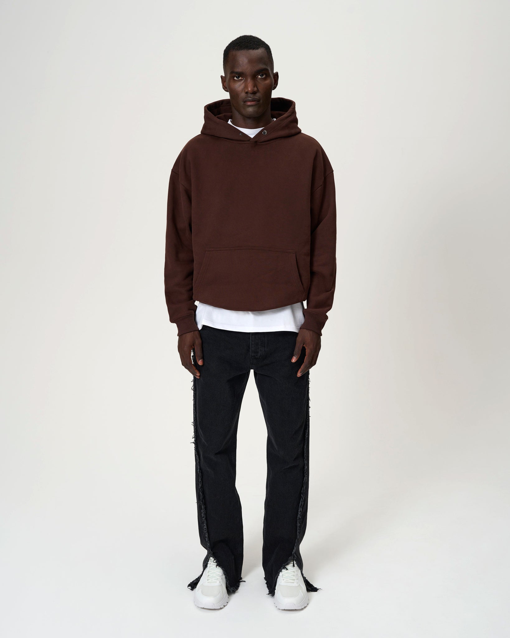 STUDIO HOODIE - BROWN