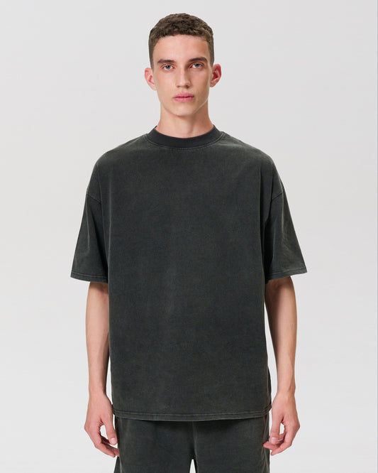 ESSENTIAL OVERSIZED T-SHIRT - WASHED BLACK