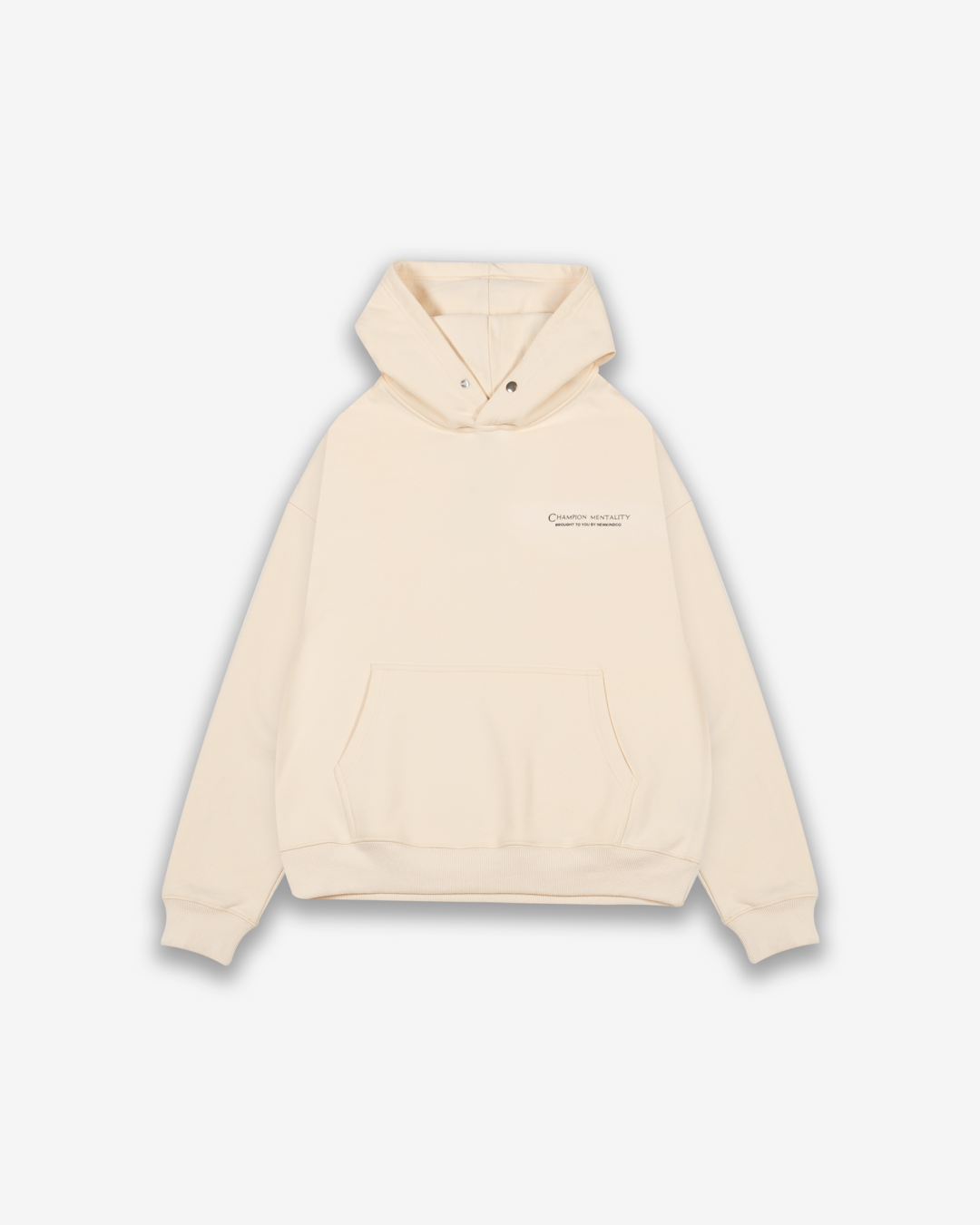 CHAMPION OVERSIZED HOODIE - CREAM