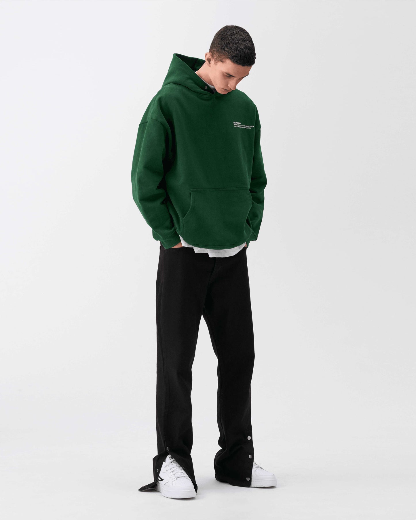 NEWKIND / Forest green hoodie, green hoodie, essential hoodie, hoodie, hoodies, hoodie for men, men's hoodie, graphic hoodies